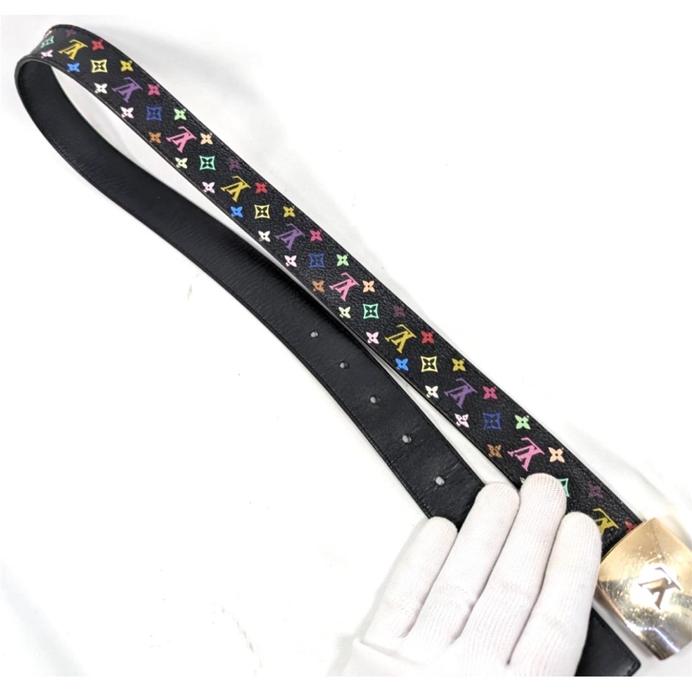 Louis Vuitton Multicolor Monogram Belt - Picture 4 of 10